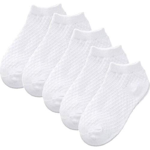 Cute Baby Toddler Kids Girls Boys Lace Mesh Thin Soft Cotton Socks for Summer 1-9Years