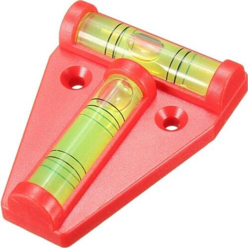 Multipurpose 2 Way Spirit Level T Shape Orange Spirit Type Level Bubble Level For Adjusting Angle Level Measuring Instrument
