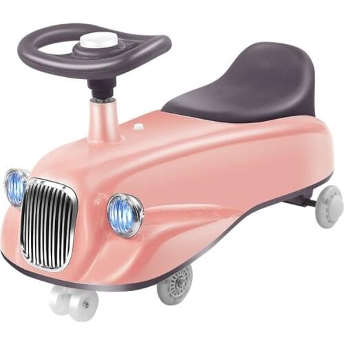New Baby Swing Car Anti-Side Drop 1-3 Years Old Boy Children Swing Car 3-6 Years Old Baby Luge Scooter Baby Car Ride on Toys