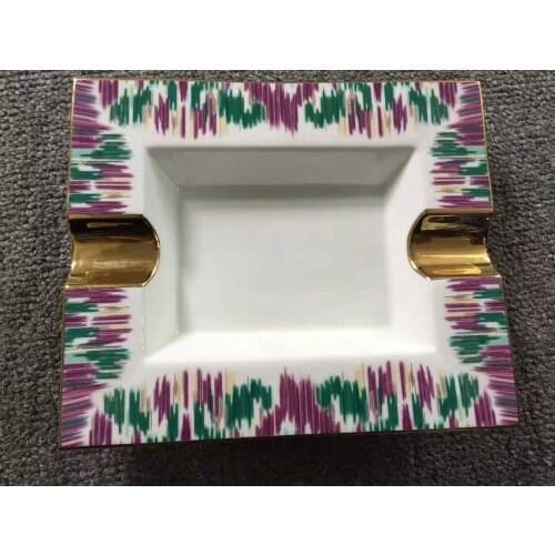 Ashtray Holder High-end Luxury Cigarette Holder Hot New Ceramic Smoking Accessories Gift Restaurant Home Decoration