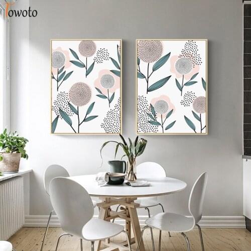 HD Poster Pastel Color Sunflowers Posters and Prints Canvas Paintings Home Decoration Modern Wall Art Pictures for Living Room