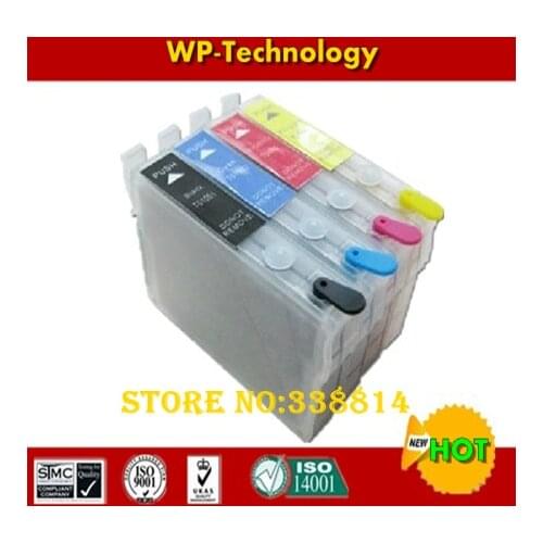 Full ink Refill cartridge suit for T1261 T1262 T1263 T1264,suit for Epson NX330/430,WF520/60/435/545/630/633/635 ,With ARC chips