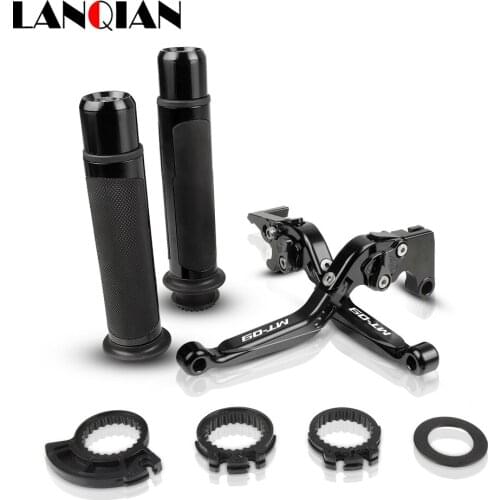 For YAMAHA MT09 FJ09 FZ09 7/8"22MM Motorcycle Handle Grips Brake Clutch Lever MT-09 FJ-09 FZ-09 2014 2015 2016 2017 2018 2019