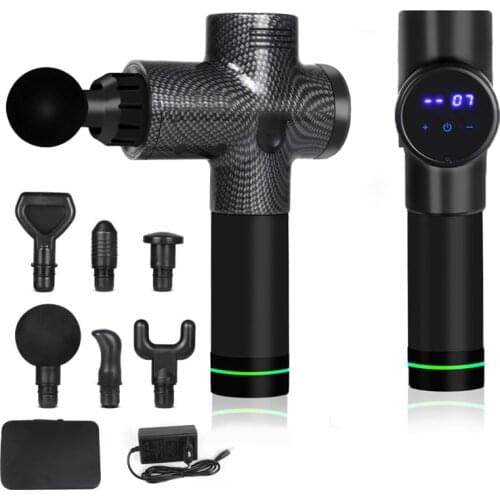 Speed Massage Gun Deep Tissue Percussion Pain Relief Body Neck Muscle Massag Exercising Relaxation Slim Shaping Fascia Gun