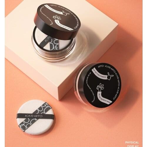 KATO powder and makeup powder, oil control, makeup, durable concealer, waterproof, sweat proof, no take off makeup,pearl powder