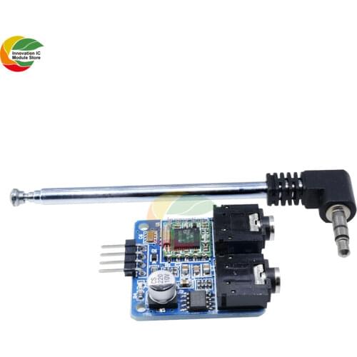 TEA5767 FM Stereo Radio Module For Arduino 76-108MHZ With Free Antenna Reverse Polarity Protection Diode Filtering Sensor