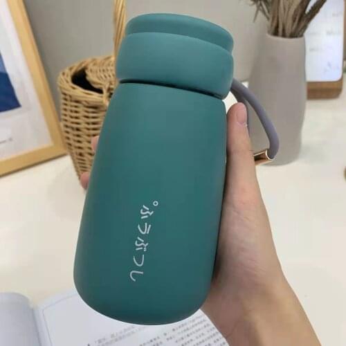 350ml Thermos Bottle Stainless Steel Insulated Water Bottle Milk Tumbler Portable Vacuum Flask Coffee Mug Travel Cup Lovers Gift