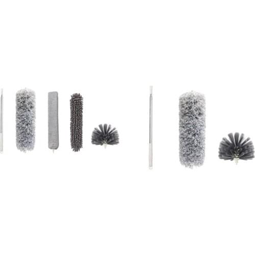 Microfiber Duster With Extension Pole,Bendable Telescopic Duster Household Sofa Dust Brush Home Use Clean Tools