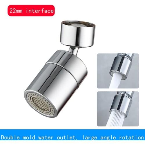 360 Degrees Universal Splash Filter Faucet Spray Head Anti Splash Filter Faucet Movable Kitchen Tap Water Saving Nozzle Sprayer