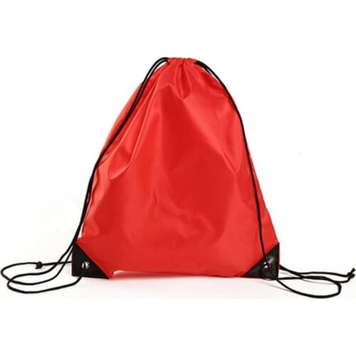 Waterproof Sports Riding Backpack Gym Drawstring Shoes Clothes Organizer Pack Portable Drawstring Bag Oxford Students Backpack