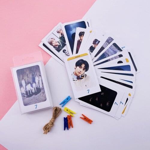 South Korean Groups KPOP Map Of The Soul 7 SUGA JIN JUNGKOOK JIMIN JHOPE V RM Photo Cards Lomo Card Postcard Toy Gift