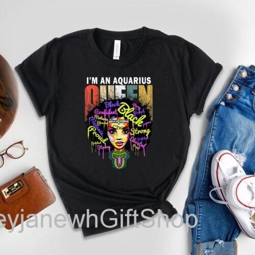 Aquarius Birthday Shirts February Queen T Shirt