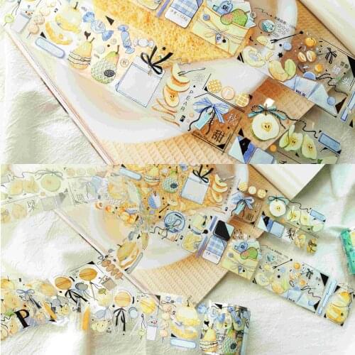 10 meter Roll Washi Tape Pet Yatin Xiazi Pear Journal Kawaii Girl Stickers