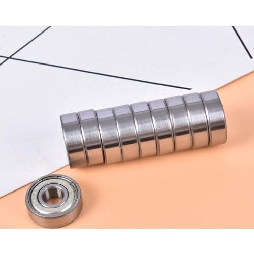 10pcs/lot ABEC 7 608ZZ Shafts Bearings Roller Scooter Ball Bearings Skate Skateboard Wheels Silver Stainless Steel Bearings