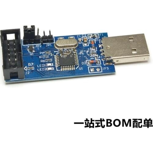 51 AVR programmer ISP USBASP downloader USBISP download cable