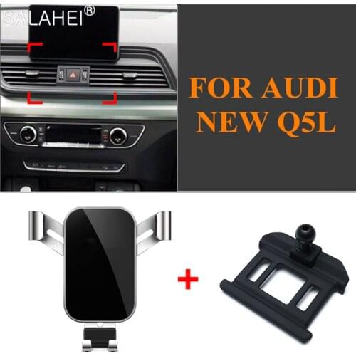 Phone Holder For Audi Q5 2020 2019 2018 Air Vent Mount GPS Clip Stand Interior Dashboard Support Car Accessories Phone Holder
