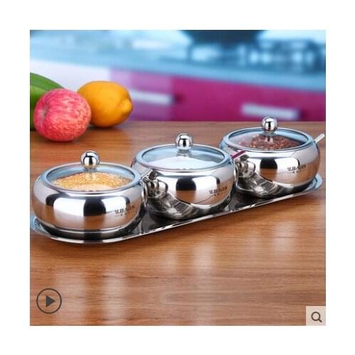 Europe Style Cooking Tools Salt Pepper Cruet Sets Spice Shaker Condimentos Temperos Galheteiro Sauce Bottles kitchen Accessory