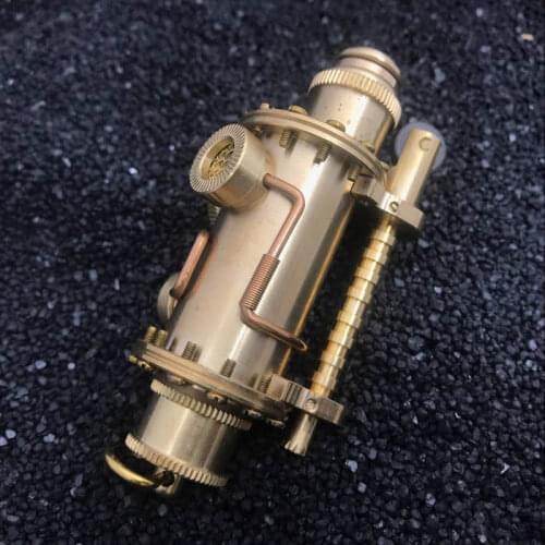 Pure copper DIY handmade steampunk kerosene lighter retro vintage collection lighter