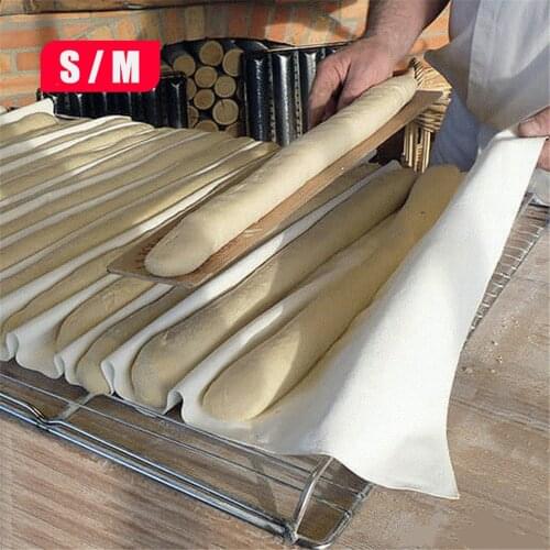 Fermented Cloth Dough Bakers Pans Proving Bread Baguette Flax Cloth Baking Mat Baking Pastry Kitchen Tools