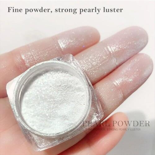 Aurora Nail Powder Glitter Shiny Transparent Chameleon Pigment Dust Mermaid Mirror Chrome Nail Art Decorations