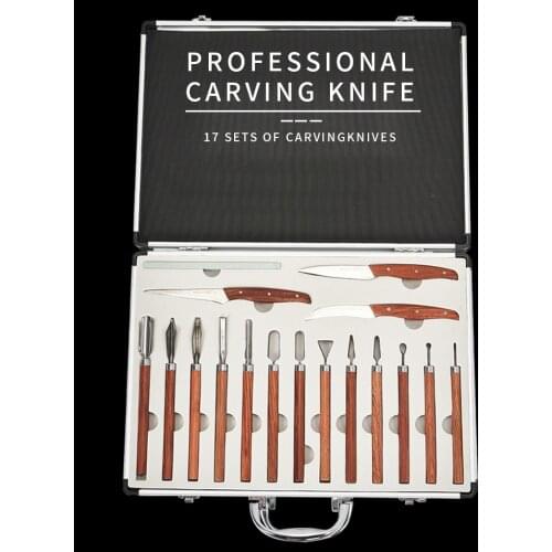 Professional chef carving knives set, SS multifunctional Vegetable Fruit Carving Chisel knives Tool