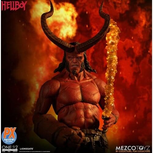MEZCO Ant 1/12 Scale Hellboy 2019 PX Limited 6" Movable Action Figure Full Set Modle For Collection In Stock