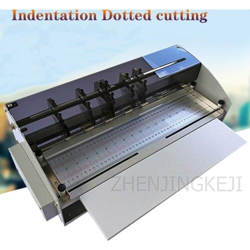 Electric Creasing Machine Bumping and stamping Tool Business Card Indentation Dashed line Cutting Creasing Book Crease Machine