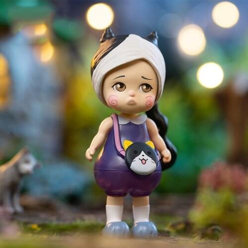 Blind Box Original PYEPYECA Cat Island Stories Toys Figures 10Style Random Surprise Anime Model Guess Figurine Doll 9Pcs/Set