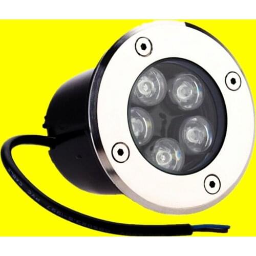 Free shipping 5W IP68 CE RoHS AC85-260V/DC12V Recessed Lighting Outdoor Lamp LED Spot Floor Garden Yard LED Underground light