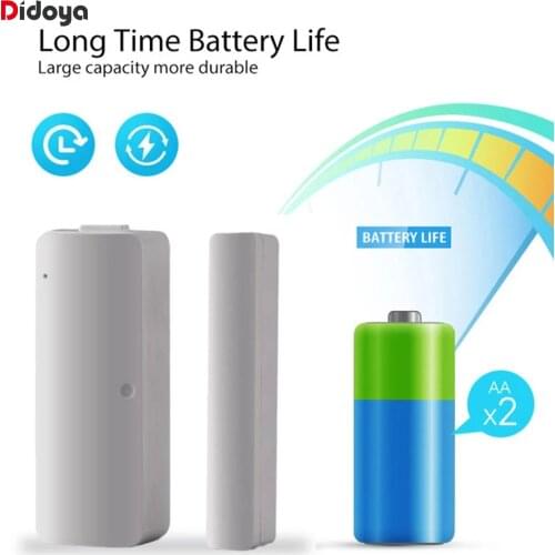 WiFi Door Window Sensor Wireless Gate Remote Magnetics Security Alarm Work With APP Tuya Intelligent Linkage Equipment