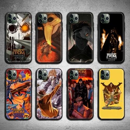 Major Grom Anime Phone Case For iphone 12 11 Pro Max Mini XS Max 8 7 6 6S Plus X 5S SE 2020 XR cover