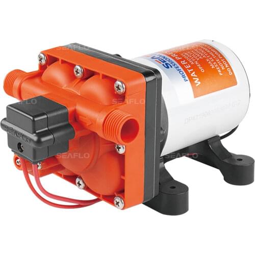 Diaphragm Pump Self Priming 3.0 GPM 55PSI 12V Electric Pump 11.3 LPM Water Pressure Boat Pump Marine RV Caravan Yachting