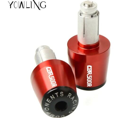 For HONDA CBR500R CBR 500R CB500F CB500X 2013 2014 2015 2016 2017 2018 Motorcycle CNC Handlebar Grips Bar Ends Cap Slider
