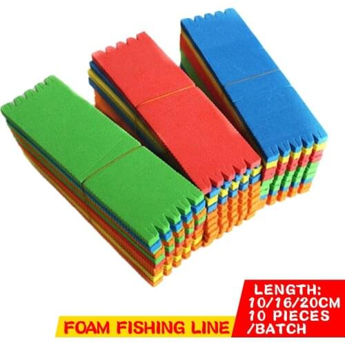 10Pcs/Lot EVA Foam fishing line board Fish Winding Storage Boards Line Pesca Fishing Tackle Accessories