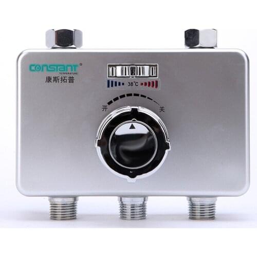 Electric Water Heater Smart Thermostatic Valve 38 du Automatic Thermostatic Mixing Valve Shower Faucet