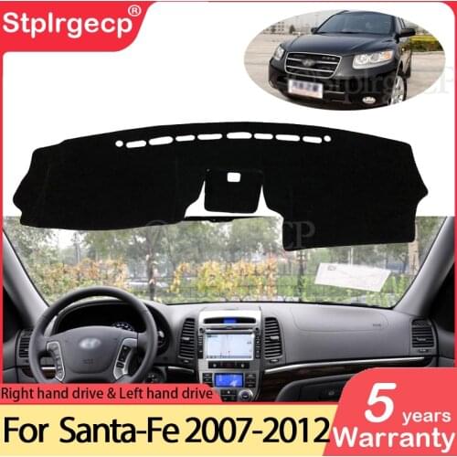 For Hyundai Santa Fe 2007 2008 2009 2010 2011 2012 CM Anti-Slip Mat Dashboard Cover Pad Sunshade Dashmat Protect Car Accessories