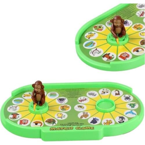 Cartoon Monkey Match Game Toy for Kids Learn Simple Matching Game Toys Children Gift Baby Kids Toy Educational Toys