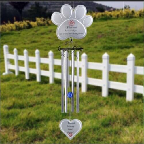 Personalized 18.9 inches Tall Metal Wind Chime Tube Outdoor Yard Balcony Garden Home Decor Decoration wind chimes JSYS