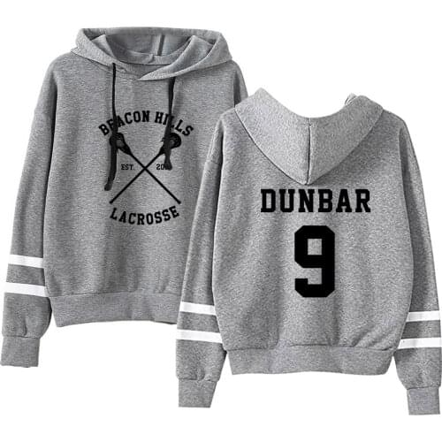 Teen Wolf DUNBAR 9 print Autumn and Winter Holiday Preppy Casual StreetwearStyle Men/Women Novelty Clothes