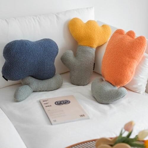 28-48cm Lifelike Tulip Flower Plush Pillow Toy Soft Cartoon Plant Stuffed Doll Chair Cushion Sofa Kids Lovers Birthday Gifts