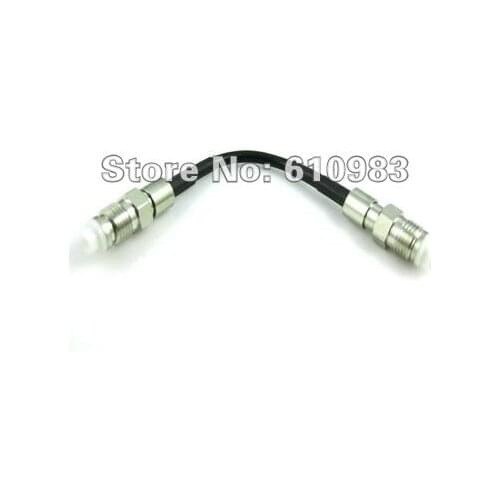 Extension cable adapter FME female to FME female nickelplated connector Pigtail Cable RG174 5cm