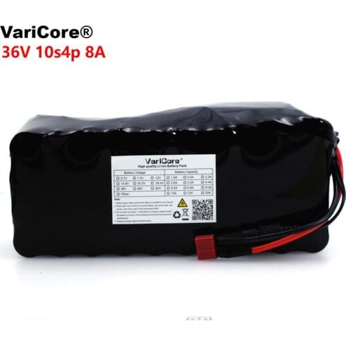 VariCore 36V 8Ah 10S4P 18650 Rechargeable battery pack ,modified Bicycles,electric vehicle 36V BMS Protection with PCB