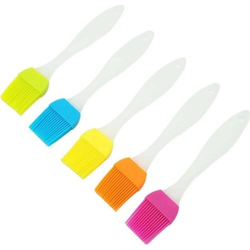 1pc Baking Oil Brush Silicone Oil Bottle Barbecue Brush High Temperature Butter Brush Kitchen Seasoning Brush Food Grade Cooking