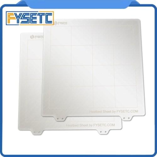 2pcs New 235 * 235mm Spring Steel Sheet Heat Bed Platform Flexible Artificial Model For Ender-3 CR-20 3D Printer Parts