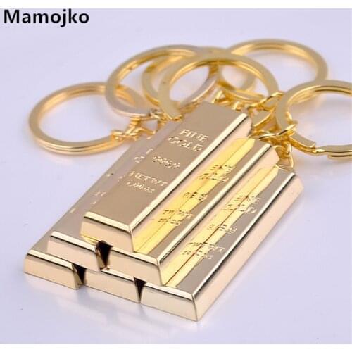 Mamojko Good Quality Golden Key Chain Metal Holder Charm HandBag Pendant Trendy Keyring Fashion Car Purse Bag Buckle Accessory