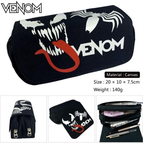 Superhero DISNEY Large Capacity Double Zipper Pencil Case School Supplies Supplies Stationery Back To School Bag