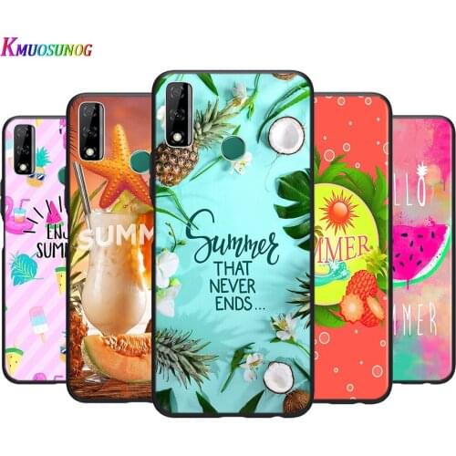 Hello Summer Coconut For Huawei Y9S Y6S Y8S Y9A Y7A Y8P Y7P Y5P Y6P Y7 Y6 Y5 Pro Prime 2020 2019 2018 Phone Case Cover