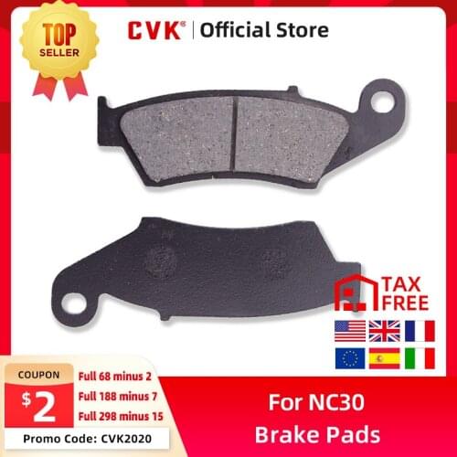 CVK Motorcycle High Quality Rear Brake Pads Disks Shoes FOR Honda VFR750 VFR400 RVF400 VFR RVF 40 NC30 NC35 Motorcycle Parts
