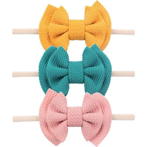 Baby Headband Baby Girl Headbands for Girls Turban Baby Haarbandjes Baby Bows Headband Nylon Bow Hair Accessories