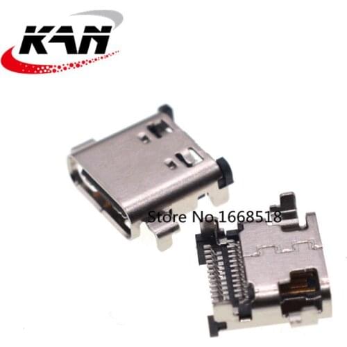 10pcs TYPE-C 24P female countersunk plate double row patch CH=0.6 high-speed data transmission 3.1 USB interface